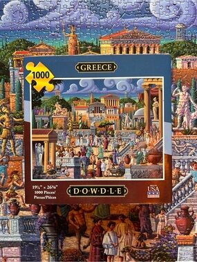 Dowdle Greece 1000-Piece Jigsaw Puzzle